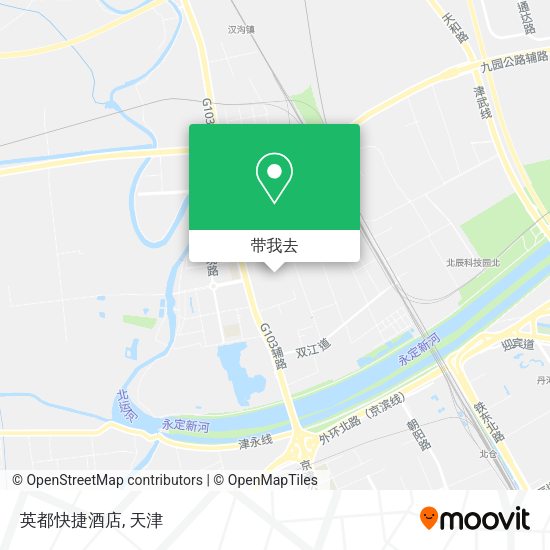 英都快捷酒店地图