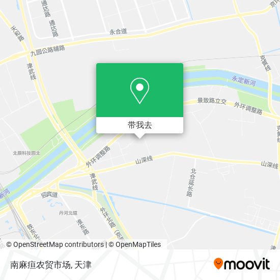 南麻疸农贸市场地图