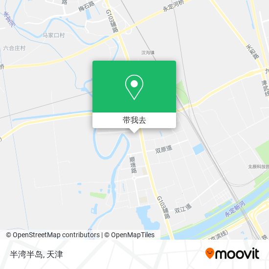 半湾半岛地图