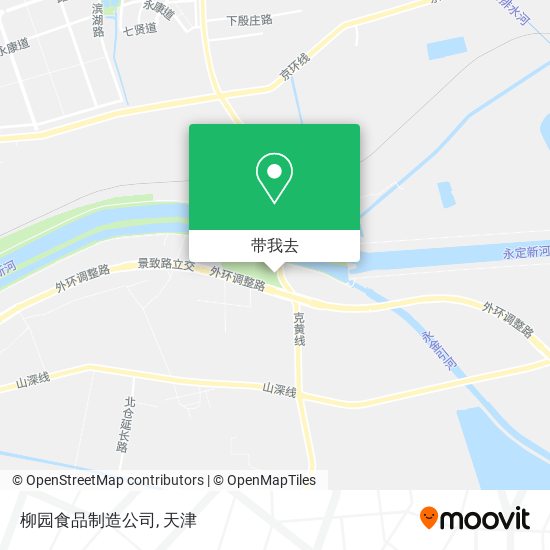 柳园食品制造公司地图