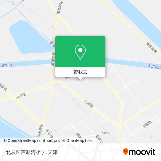 北辰区芦新河小学地图