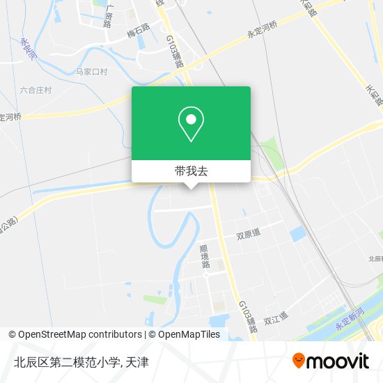 北辰区第二模范小学地图