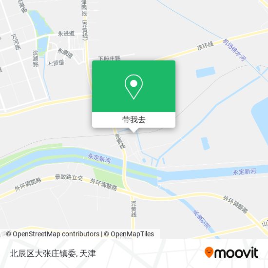 北辰区大张庄镇委地图