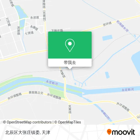 北辰区大张庄镇委地图