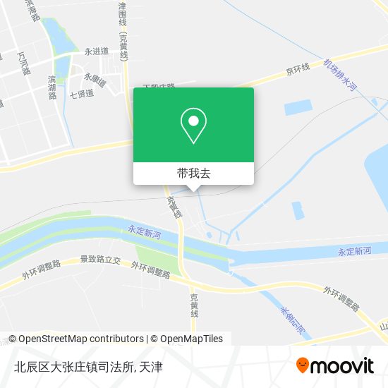 北辰区大张庄镇司法所地图