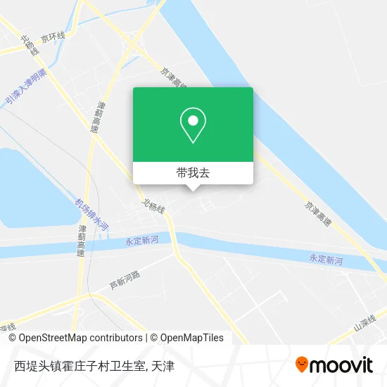 西堤头镇霍庄子村卫生室地图