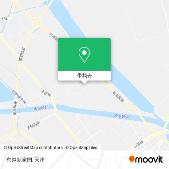 东赵新家园地图