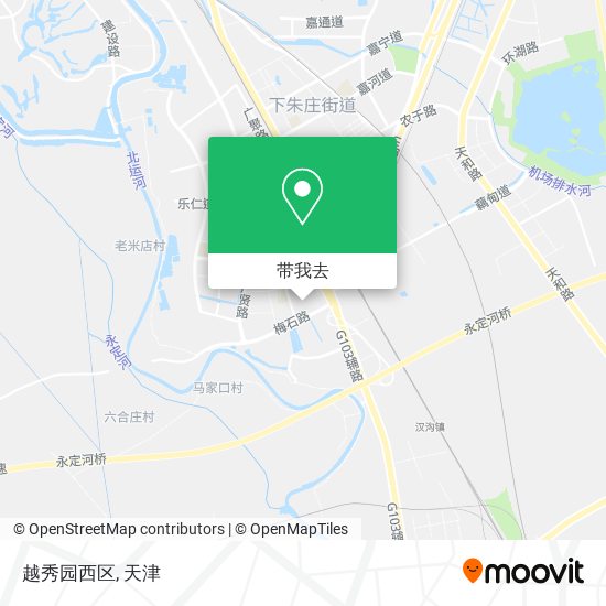 越秀园西区地图