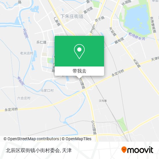 北辰区双街镇小街村委会地图