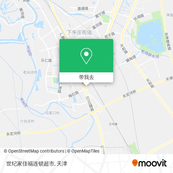 世纪家佳福连锁超市地图