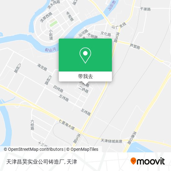 天津昌昊实业公司铸造厂地图