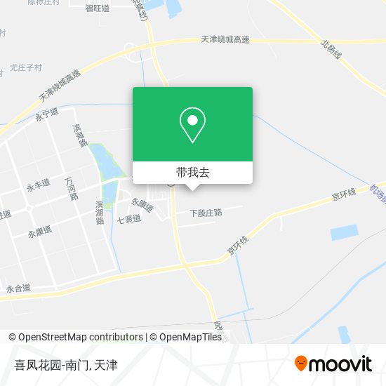 喜凤花园-南门地图