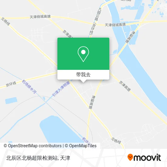 北辰区北杨超限检测站地图