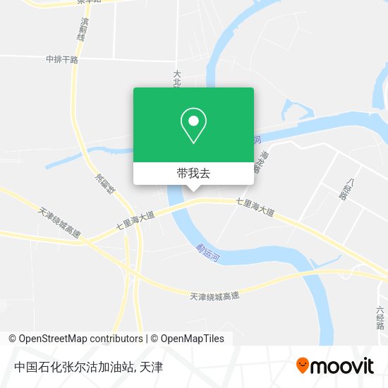中国石化张尔沽加油站地图
