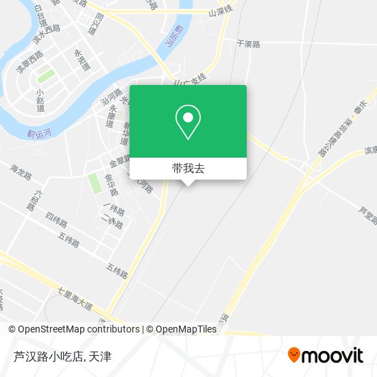 芦汉路小吃店地图
