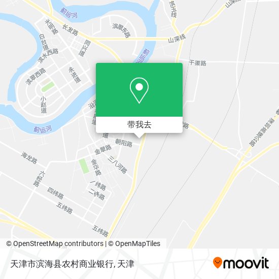 天津市滨海县农村商业银行地图