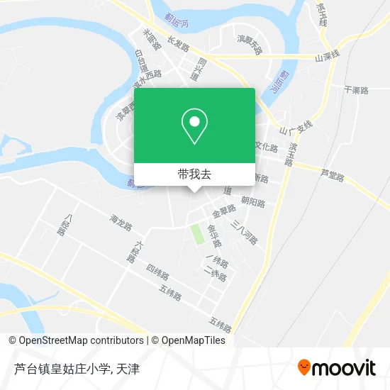 芦台镇皇姑庄小学地图