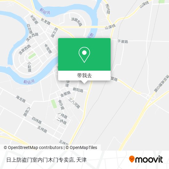 日上防盗门室内门木门专卖店地图