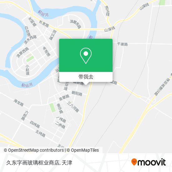 久东字画玻璃框业商店地图