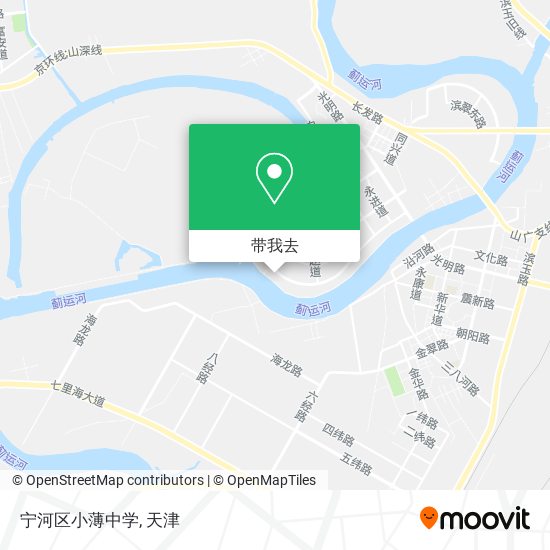 宁河区小薄中学地图