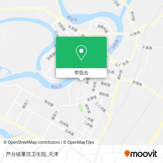 芦台镇董庄卫生院地图