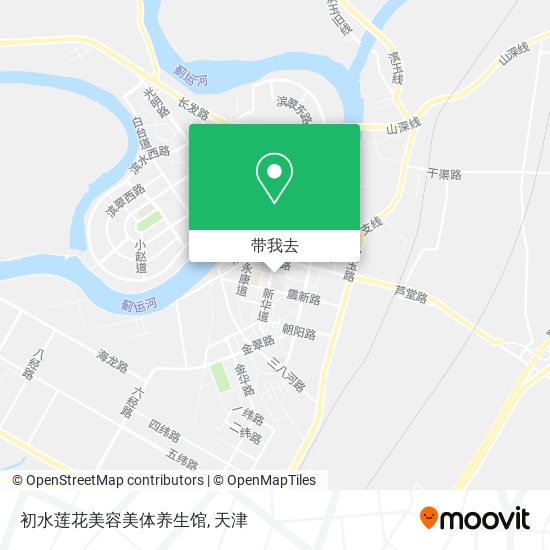 初水莲花美容美体养生馆地图