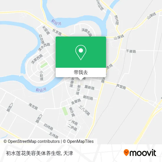 初水莲花美容美体养生馆地图