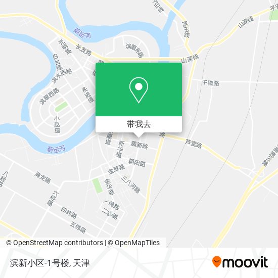 滨新小区-1号楼地图