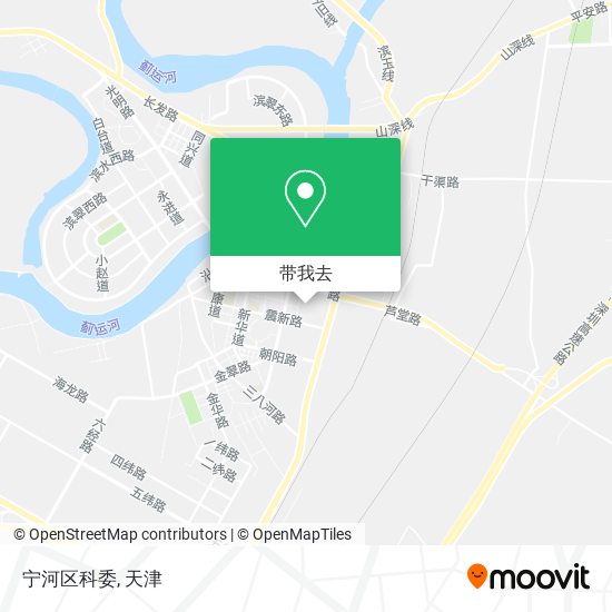 宁河区科委地图