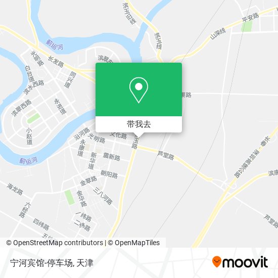 宁河宾馆-停车场地图