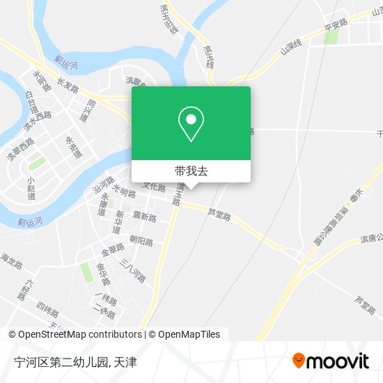 宁河区第二幼儿园地图