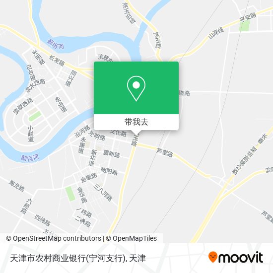 天津市农村商业银行(宁河支行)地图