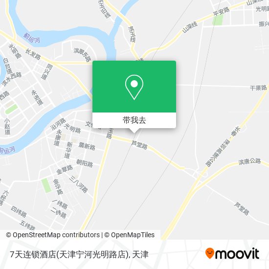 7天连锁酒店(天津宁河光明路店)地图