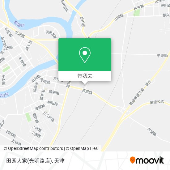 田园人家(光明路店)地图