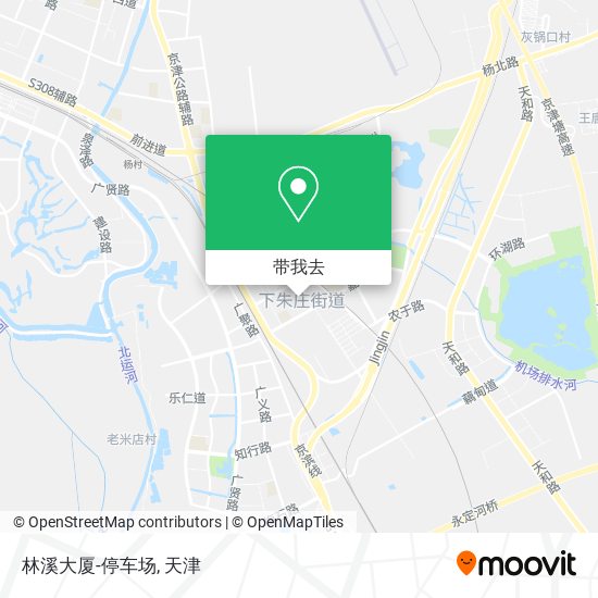 林溪大厦-停车场地图