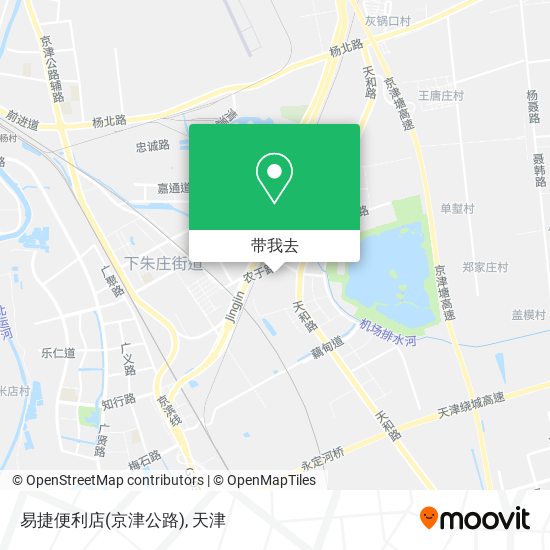 易捷便利店(京津公路)地图