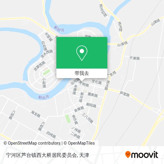 宁河区芦台镇西大桥居民委员会地图