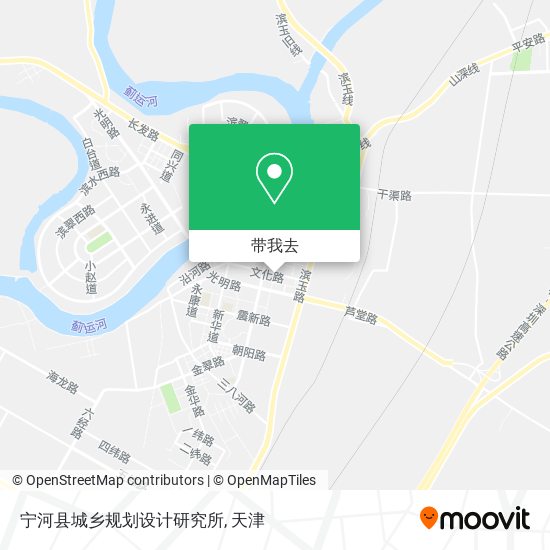 宁河县城乡规划设计研究所地图