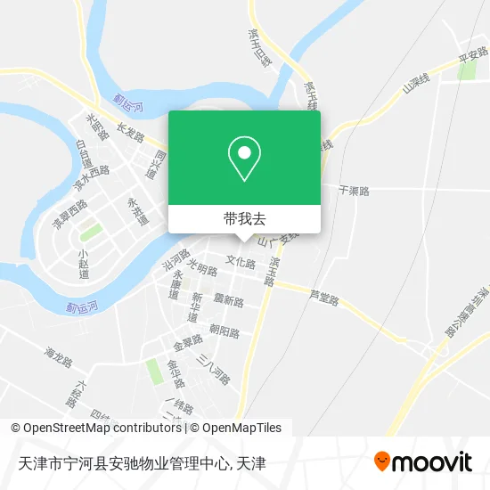 天津市宁河县安驰物业管理中心地图