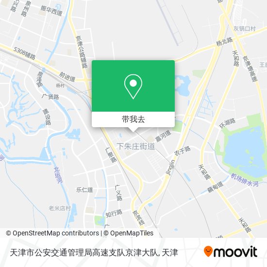 天津市公安交通管理局高速支队京津大队地图