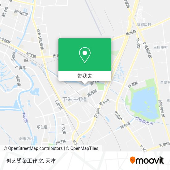 创艺烫染工作室地图