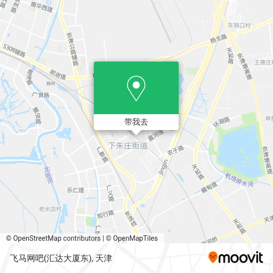 飞马网吧(汇达大厦东)地图