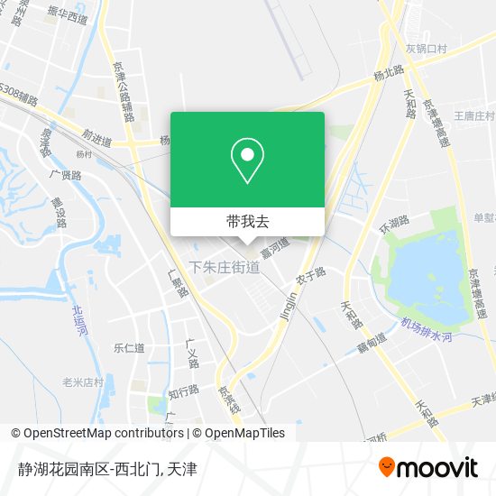 静湖花园南区-西北门地图