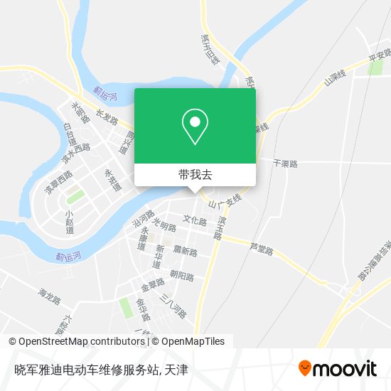 晓军雅迪电动车维修服务站地图