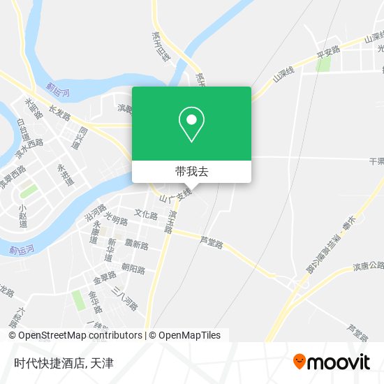 时代快捷酒店地图