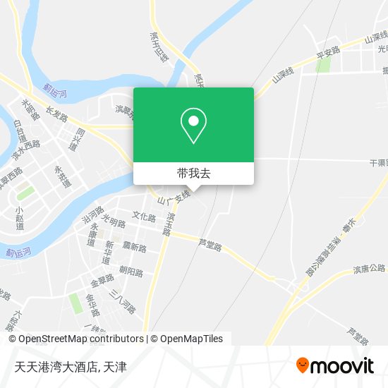 天天港湾大酒店地图