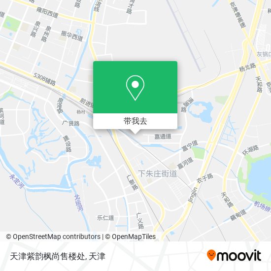 天津紫韵枫尚售楼处地图