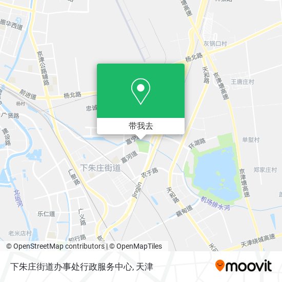 下朱庄街道办事处行政服务中心地图