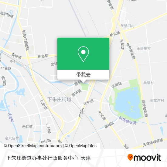 下朱庄街道办事处行政服务中心地图