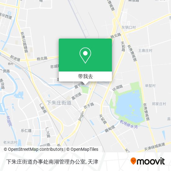 下朱庄街道办事处南湖管理办公室地图